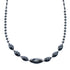 Navajo Hematite Sterling Silver Bead Necklace AX128072